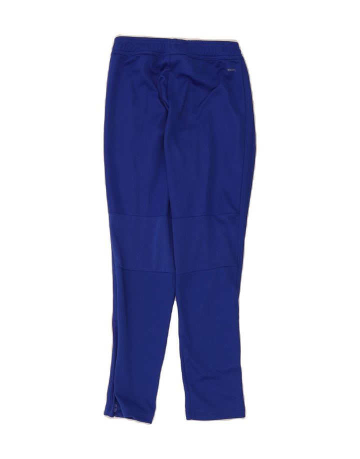 ADIDAS Boys Climacool Tracksuit Trousers 9-10 Years Blue Polyester Vintage Adidas and Second-Hand Adidas from Messina Hembry 