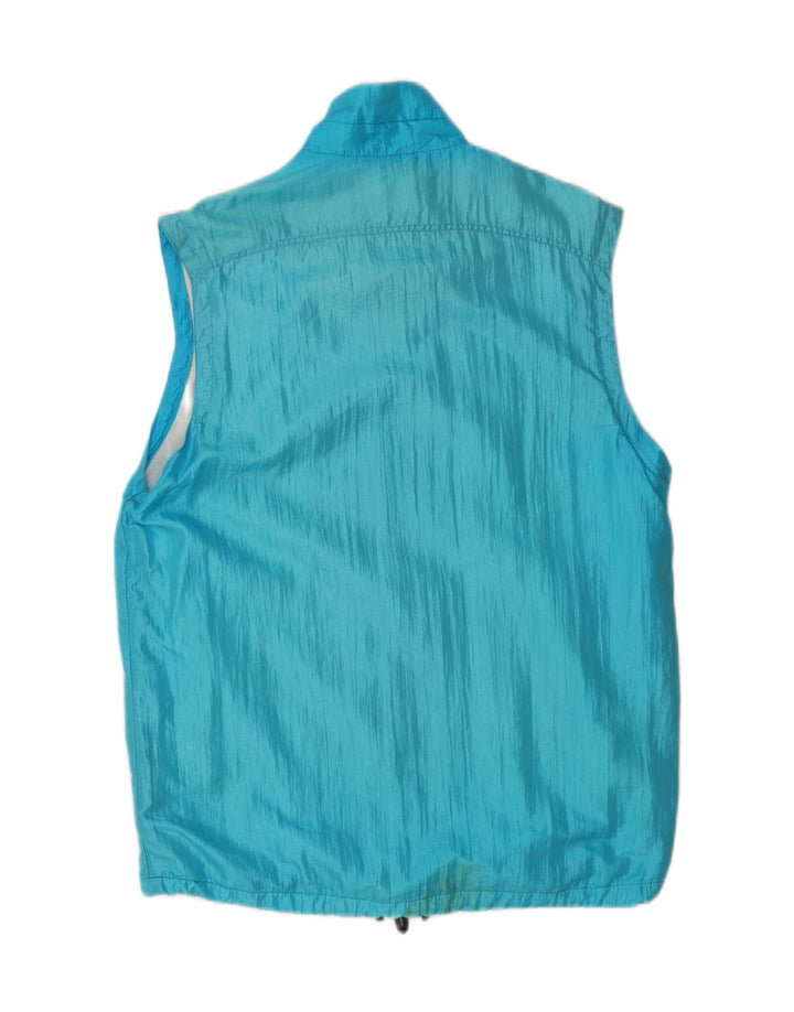 GONSO Mens Sleeveless Tracksuit Top Jacket Medium Blue Polyamide Vintage Gonso and Second-Hand Gonso from Messina Hembry 
