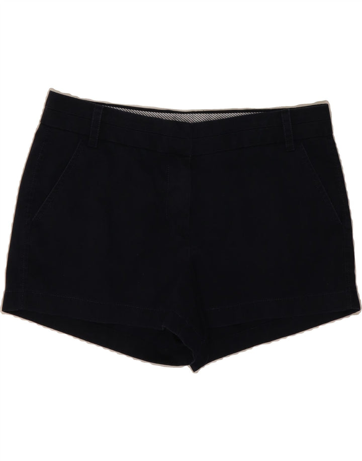 J. CREW Womens Chino Shorts US 10 Large W34 Navy Blue Cotton Vintage J. Crew and Second-Hand J. Crew from Messina Hembry 