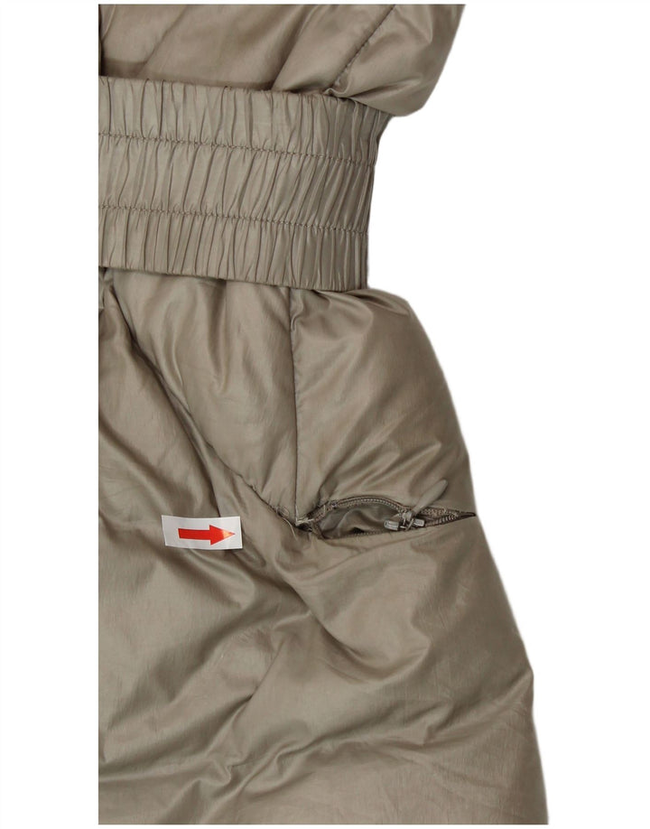 BLAUER Polstret frakke til kvinder UK 10 Small Beige