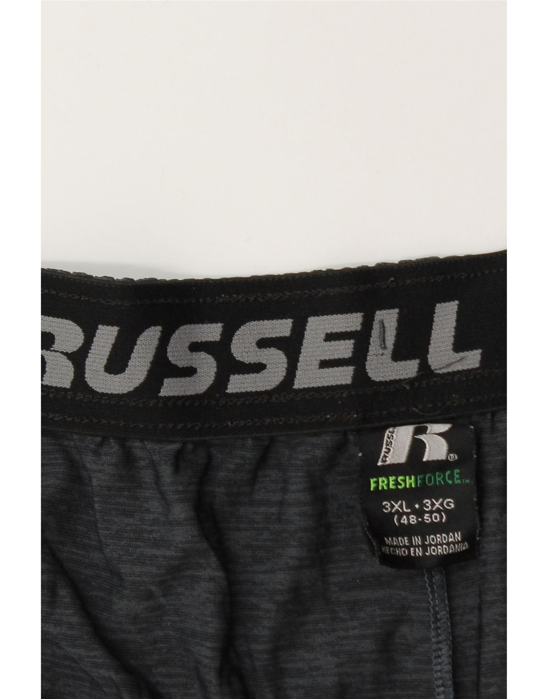RUSSELL ATHLETIC Herre Dri-Power Sportshorts 3XL Navy Blue Colourblock
