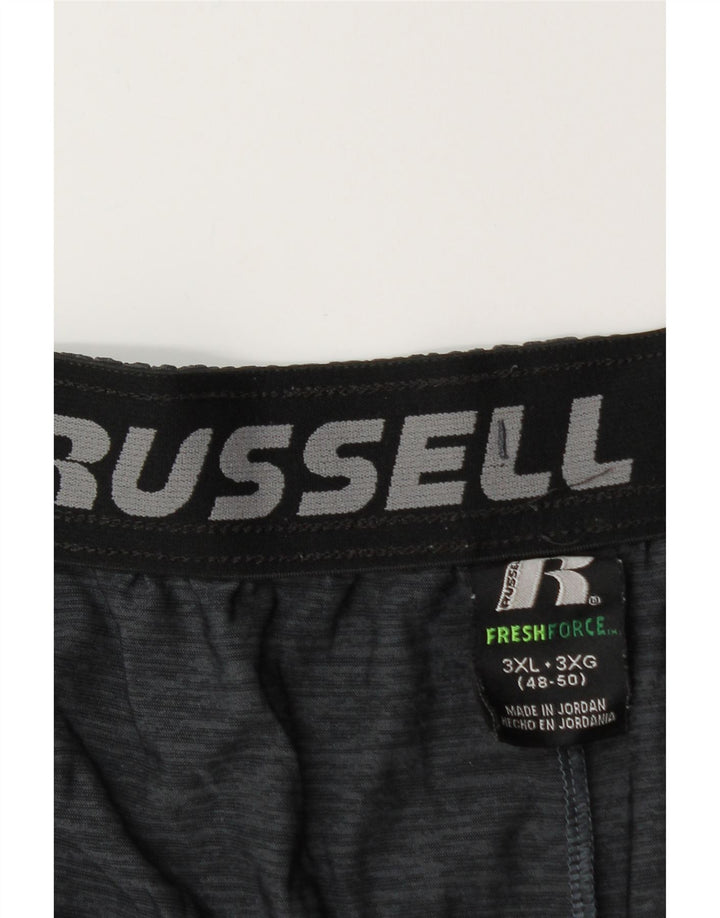 RUSSELL ATHLETIC Herre Dri-Power Sportshorts 3XL Navy Blue Colourblock