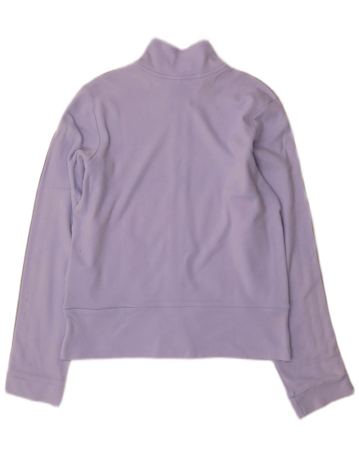 Adidas træningsdragt topjakke til kvinder UK 12 Medium Lilla Bomuld