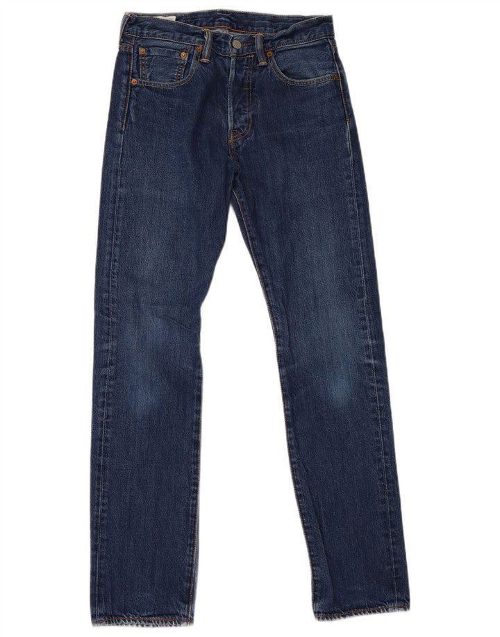 Levi's Straight Jeans til mænd W28 L32 Marineblå Bomuld