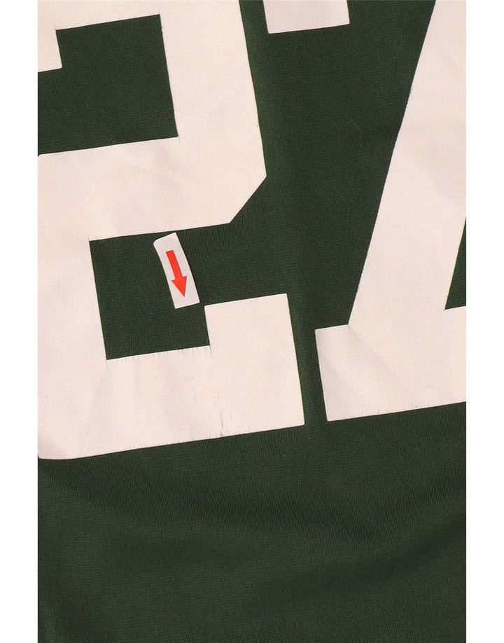 Nike drenge grafisk t-shirt top 7-8 år lille grøn polyester