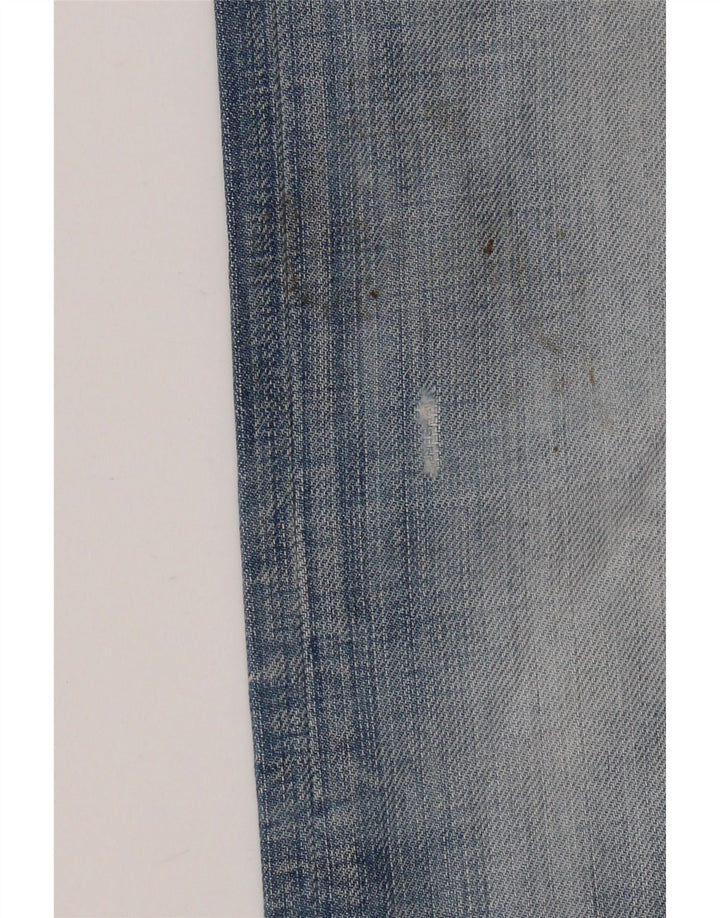 Energie Herre Distressed Straight Jeans W34 L36 Blå Bomuld