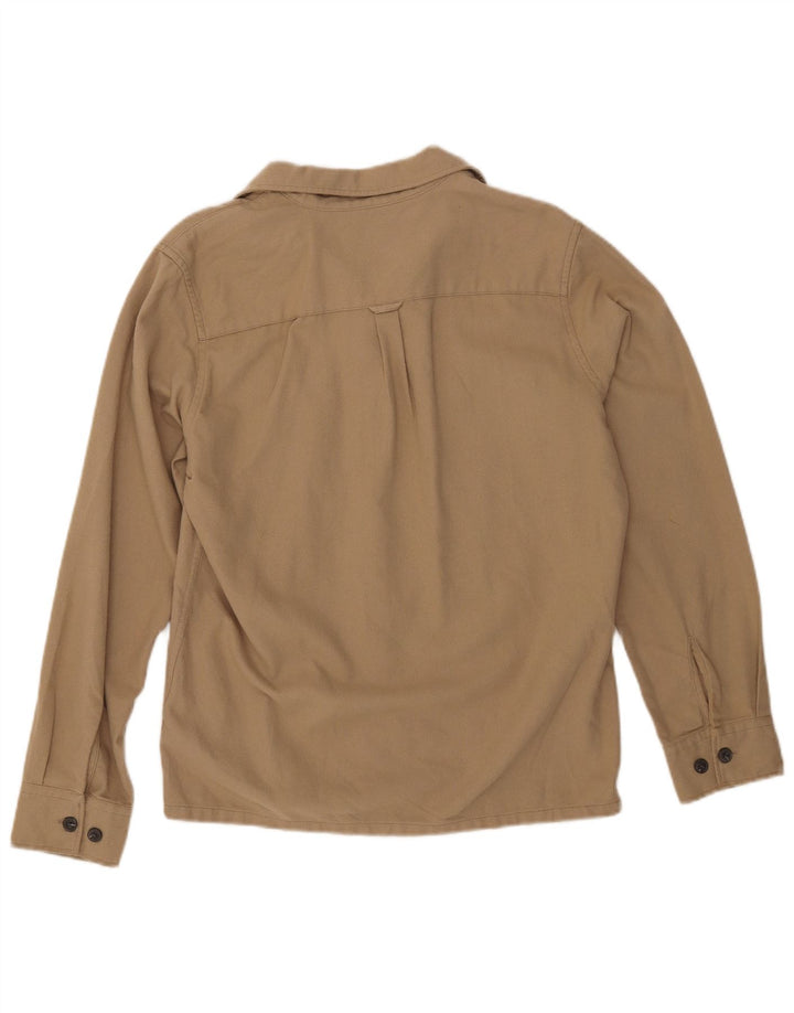 JACK & JONES Flanelskjorte til mænd Lille beige bomuld
