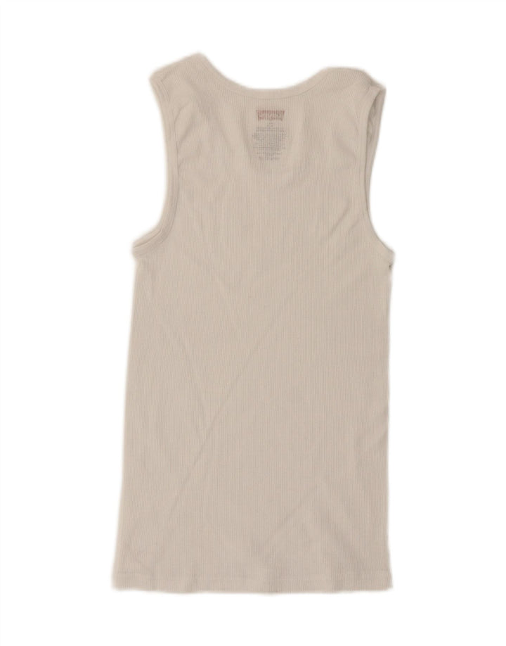 Levi's Herre T-Shirt Top UK 38/40 Medium White Bomuld