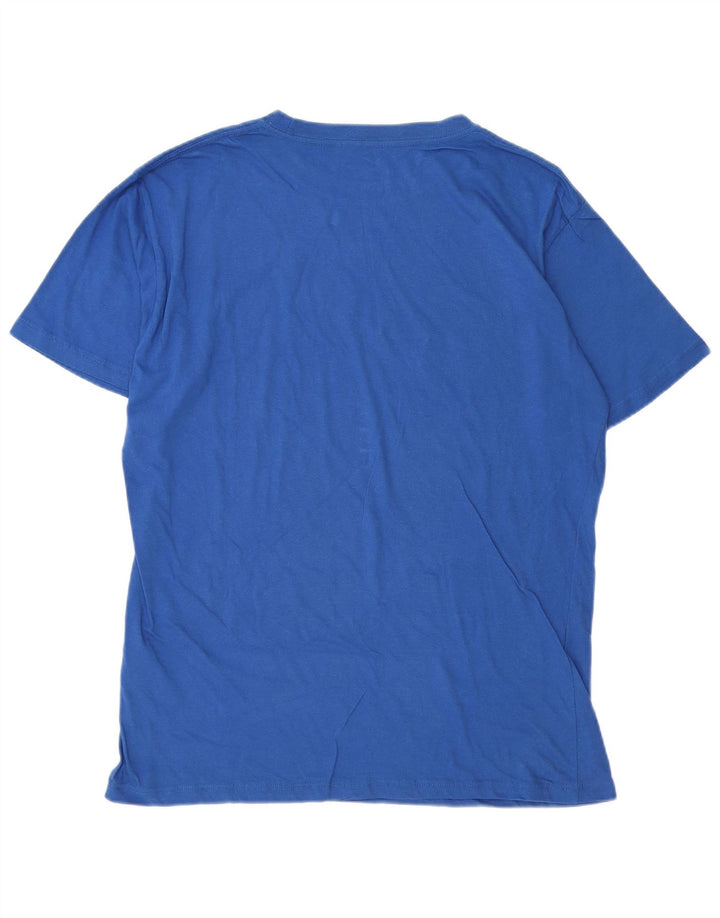 NIKE Mens Graphic T-Shirt Top XL Blue Cotton
