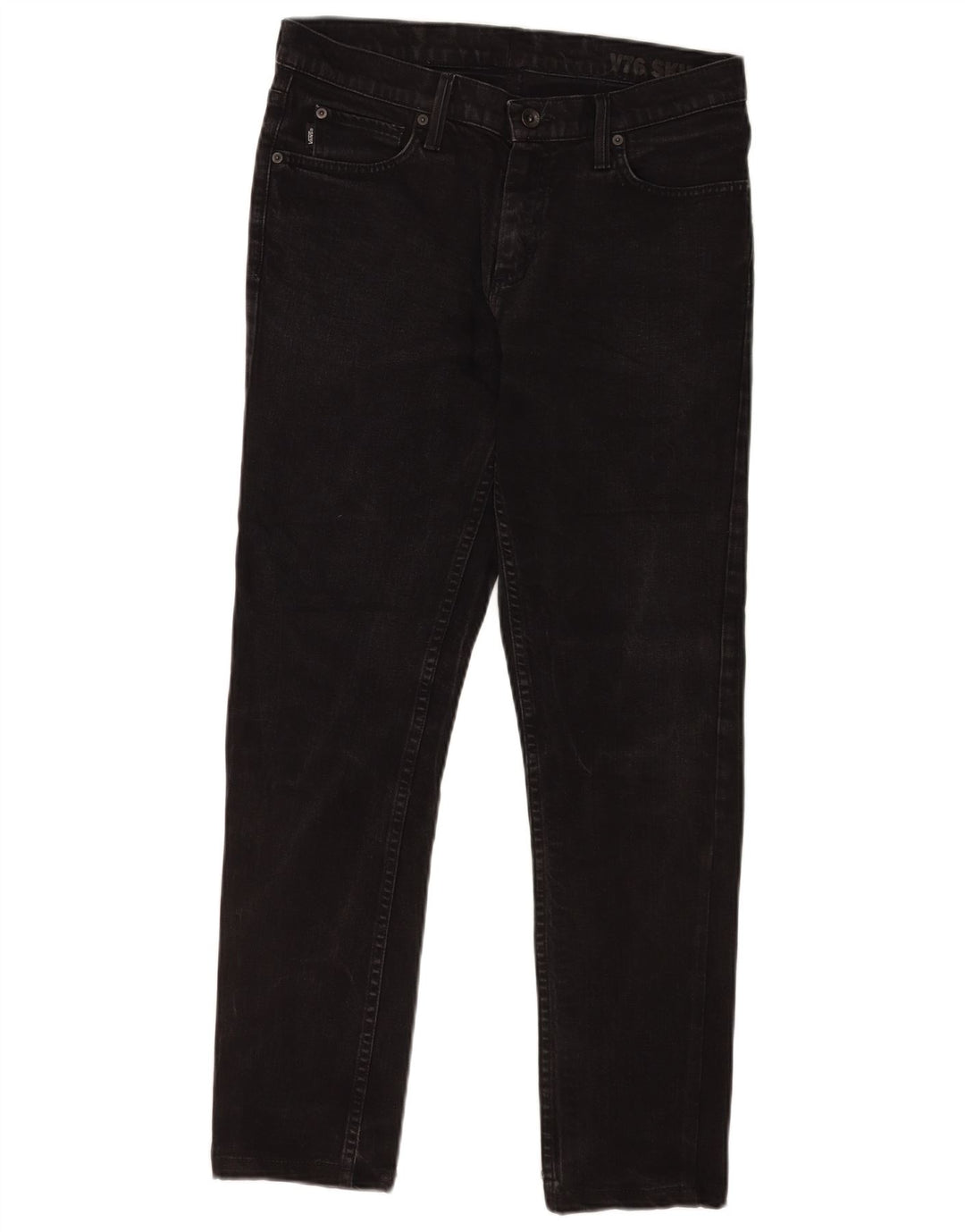 Vans Herre Slim Jeans W34 L29 Sort Bomuld