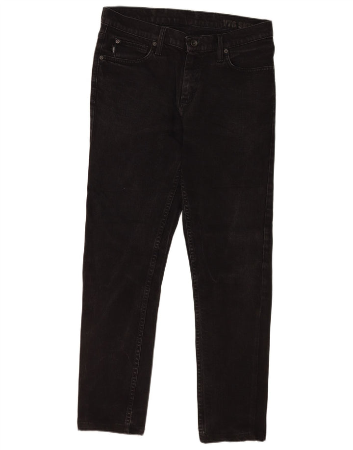 Vans Herre Slim Jeans W34 L29 Sort Bomuld