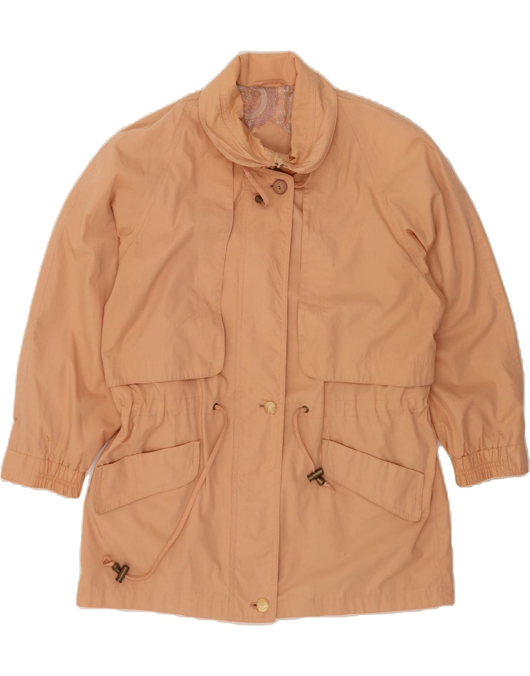 CANDA Womens Windbreaker Coat US 12 Large Pink Polyester Vintage Canda and Second-Hand Canda from Messina Hembry 