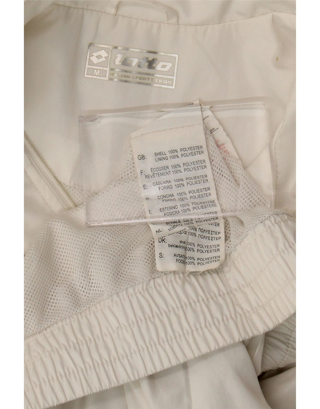 Lotto Herre træningsdragt Topjakke Medium Hvid Polyester