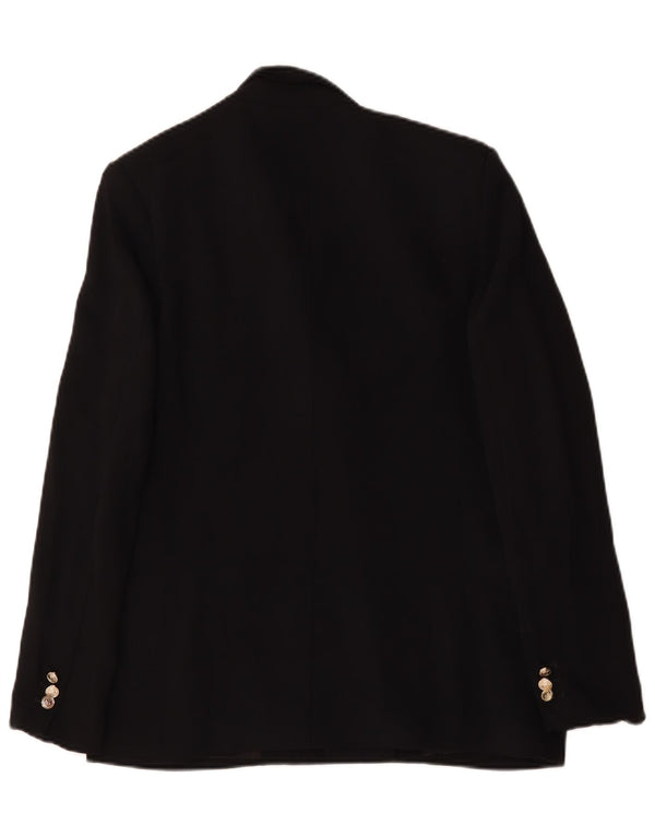 Pinko Dame Dobbeltradet Blazer Jacket IT 42 Medium Sort Polyester