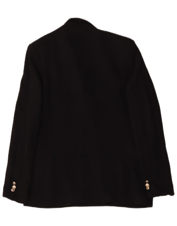Pinko Dame Dobbeltradet Blazer Jacket IT 42 Medium Sort Polyester