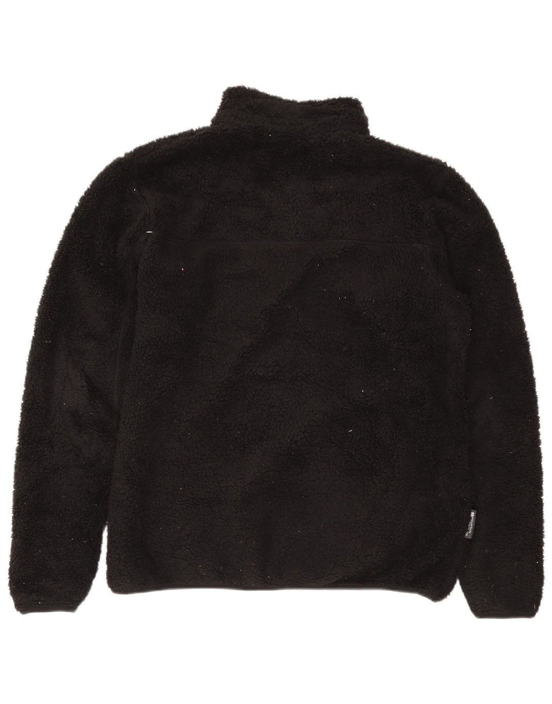 Mountain Warehouse Herre Zip Neck Fleece Jumper Stor Sort Polyester