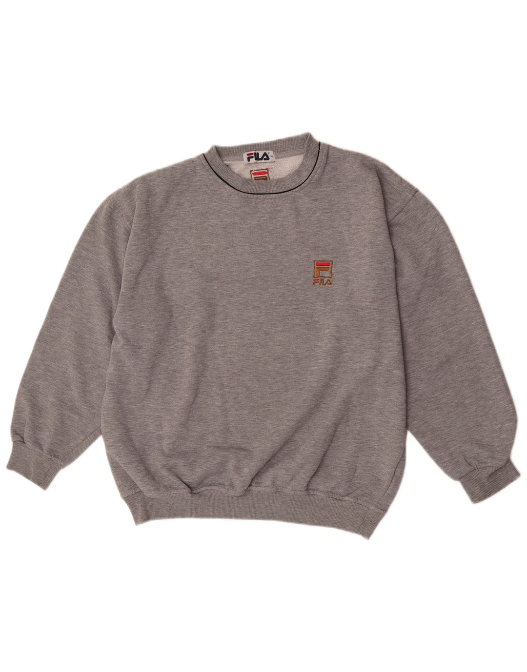 Fila Dame Oversized Sweatshirt Jumper UK 18 XL Grå Polyester