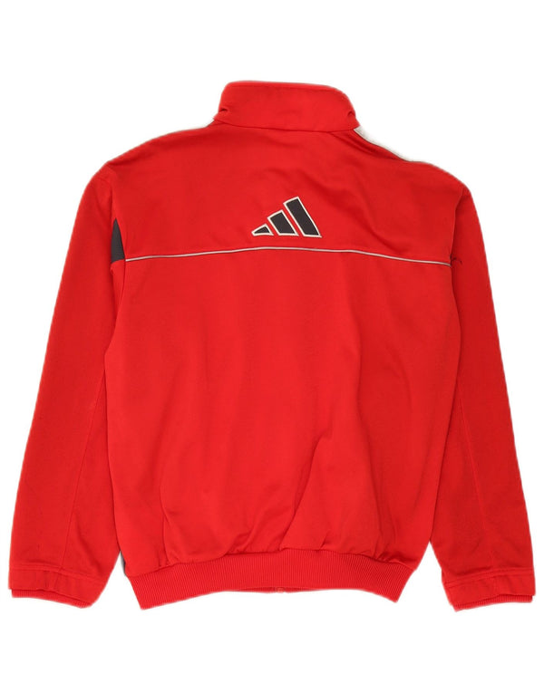 Adidas drenge grafisk træningsdragt topjakke 11-12 år Rød Colourblock