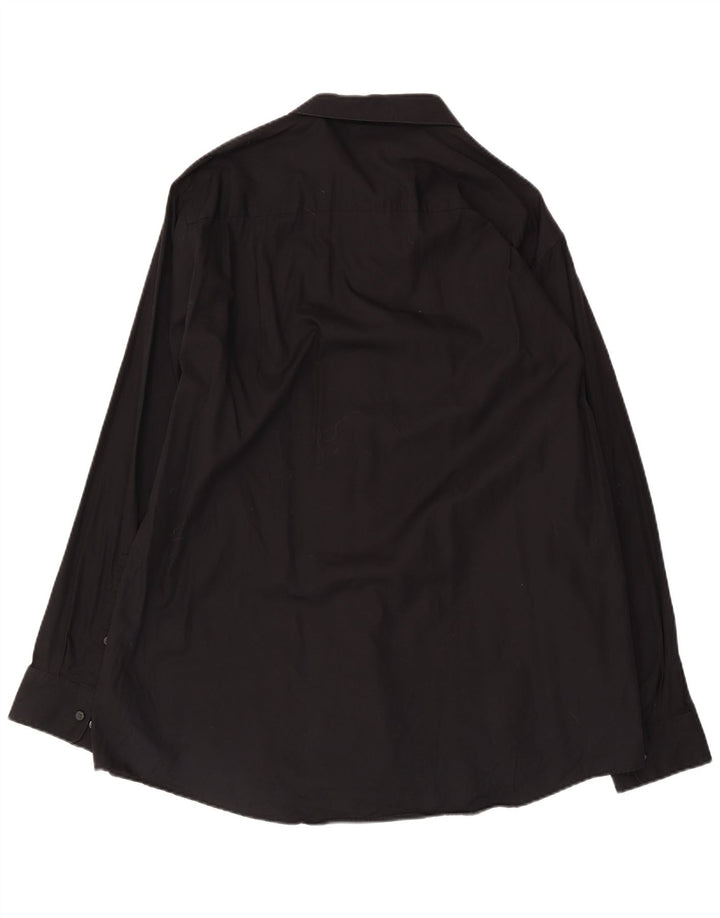 Calvin Klein herreskjorte str. 17 XL Sort bomuld