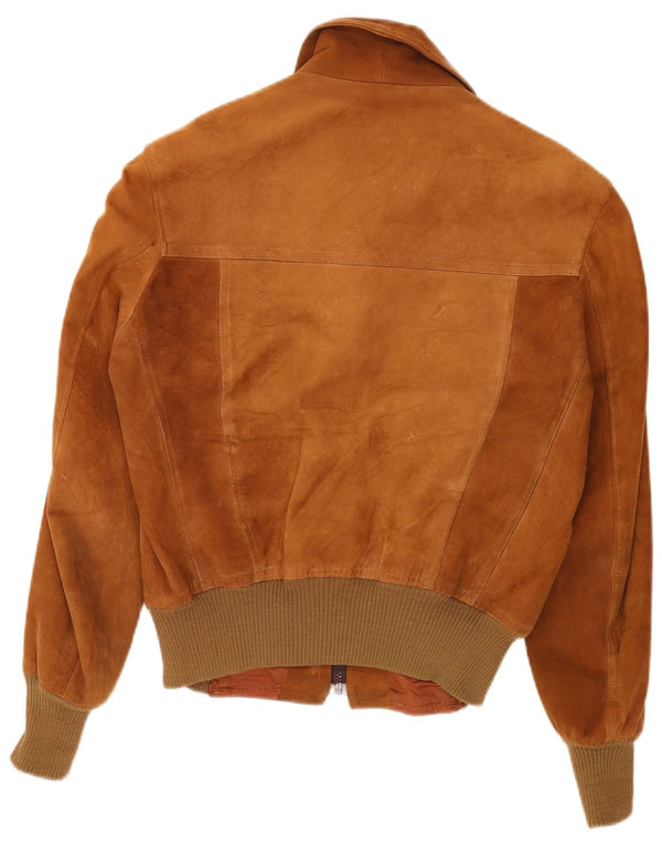 Vintage herre ruskind bomberjakke UK 38 medium brun