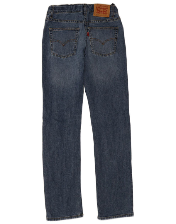 Levi's Girls Slim Straight Jeans 13-14 år W24 L28 Blå Bomuld