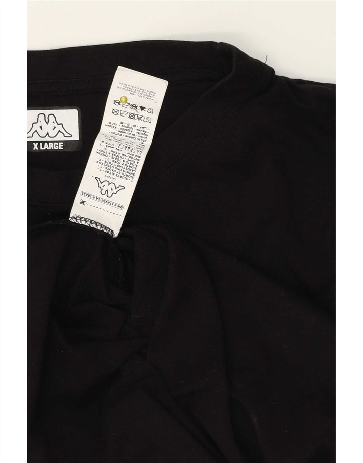 Kappa Herre Grafisk Vest Top XL Sort Bomuld