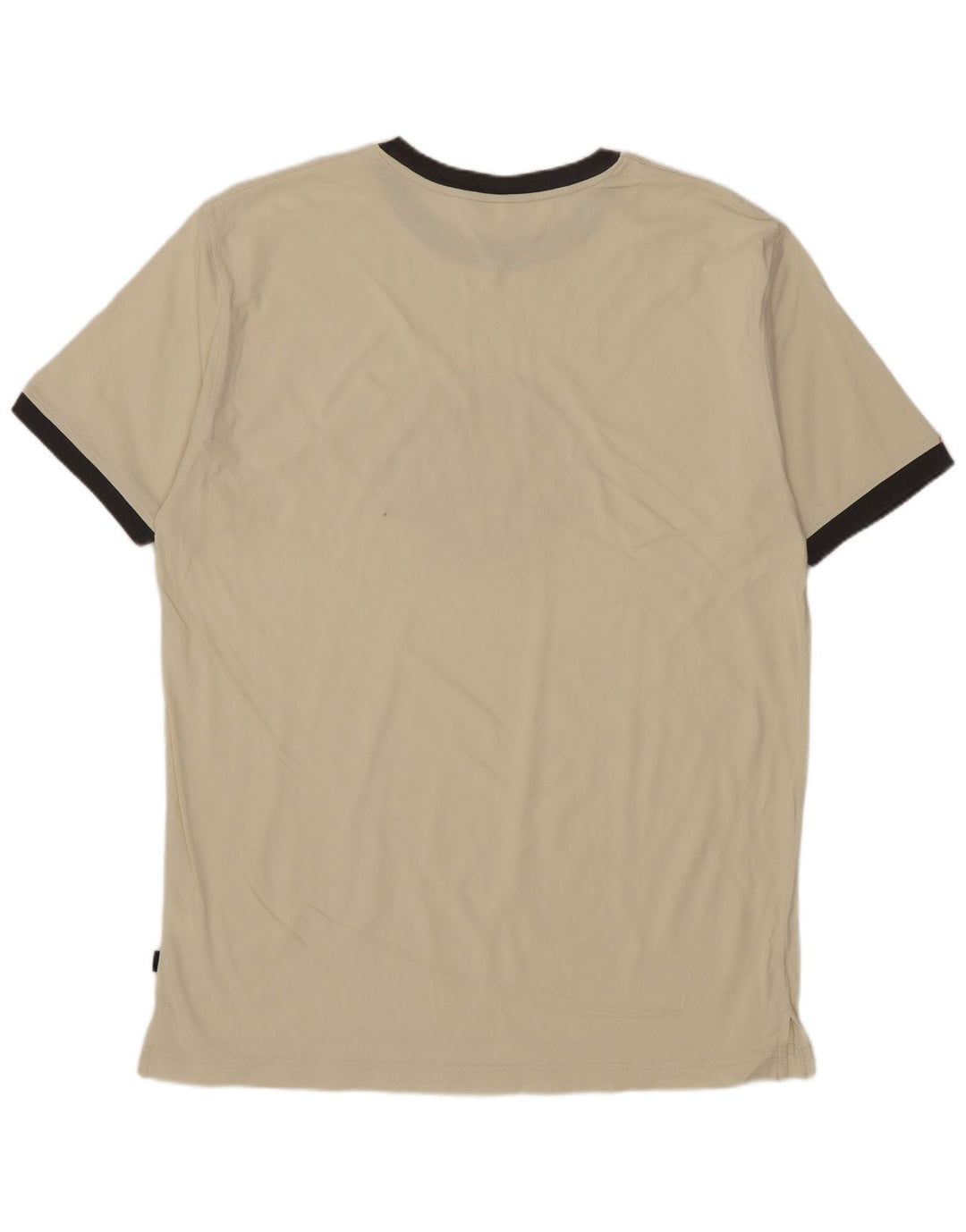 ASICS Herre grafisk T-shirt Top Stor Beige Bomuld