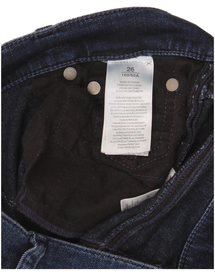 RALPH LAUREN Dame Skinny Jeans W26 L30 Blå Viscose