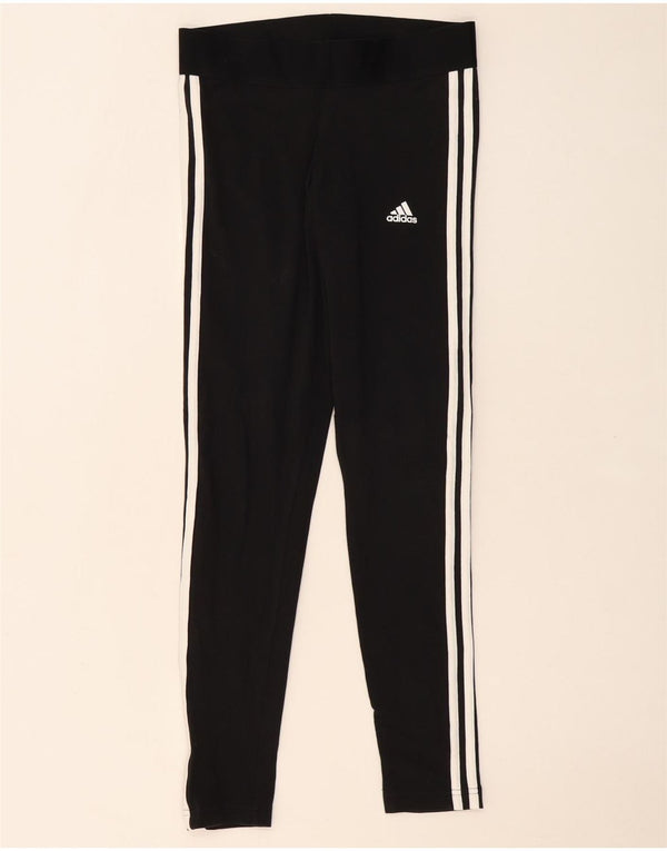 ADIDAS Womens Leggings UK 8/10 Small Black
