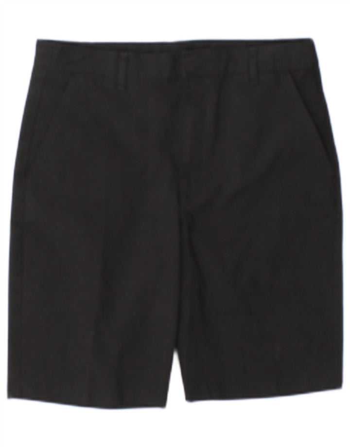 Marks & Spencer Boys Chino Shorts 13-14 år W30 Sort Polyester