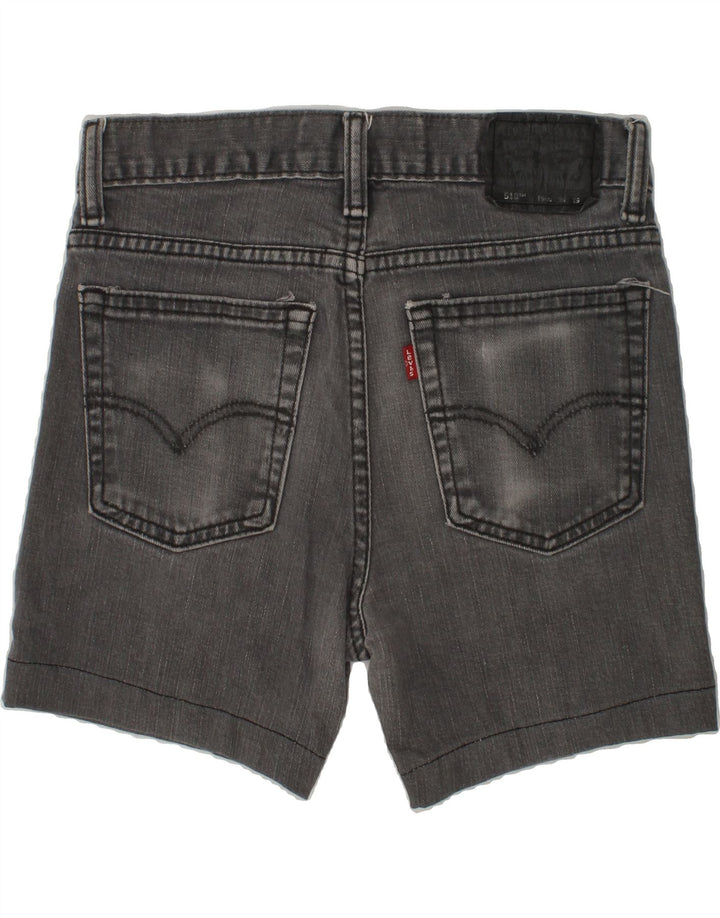 LEVI'S Boys 510 Skinny Denim Shorts 15-16 Years W28 Grey Cotton | Vintage Levi's | Thrift | Second-Hand Levi's | Used Clothing | Messina Hembry 