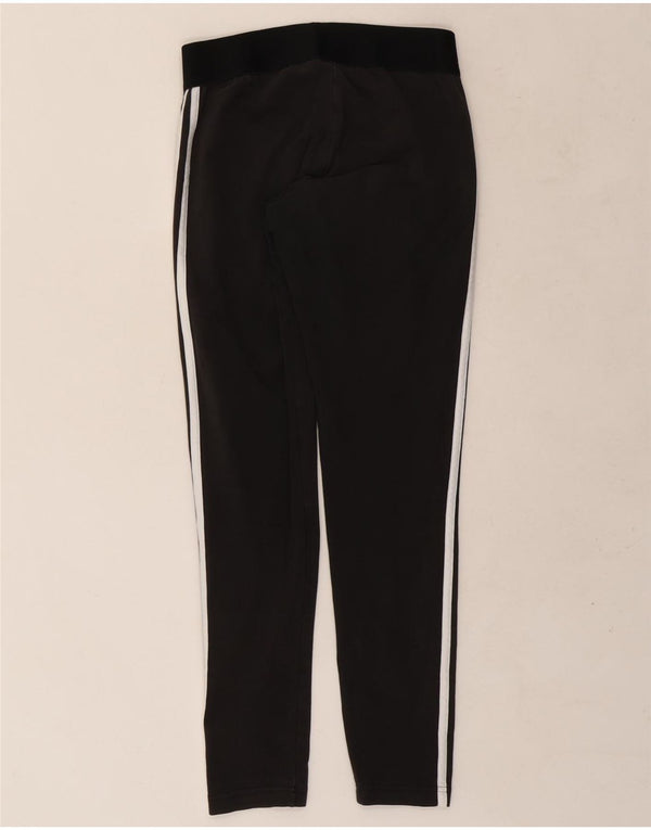 Adidas Dame Leggings UK 12/14 Medium Sort Bomuld