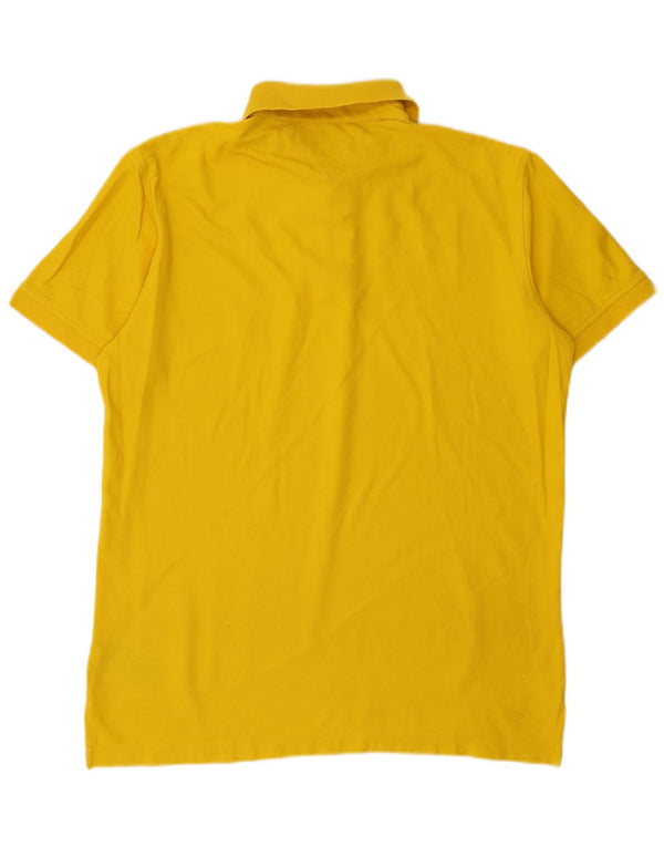 Tommy Hilfiger Herre Regular Fit Polo Shirt XL Gul Bomuld