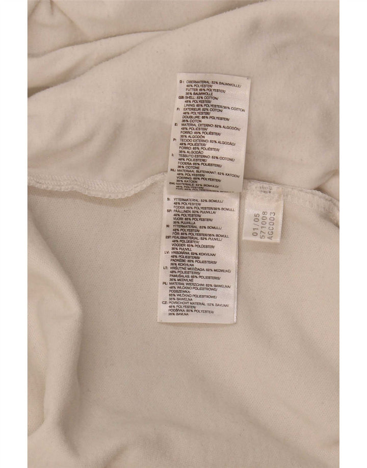 Adidas Graphic Tracksuit Top Jacket UK 10 Small White Colourblock