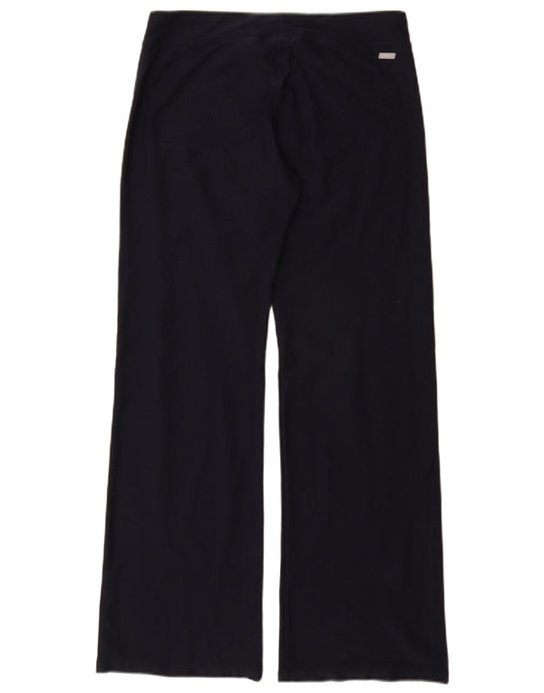 Nike Womens Dri Fit Tracksuit Trousers UK 14 Medium  Navy Blue