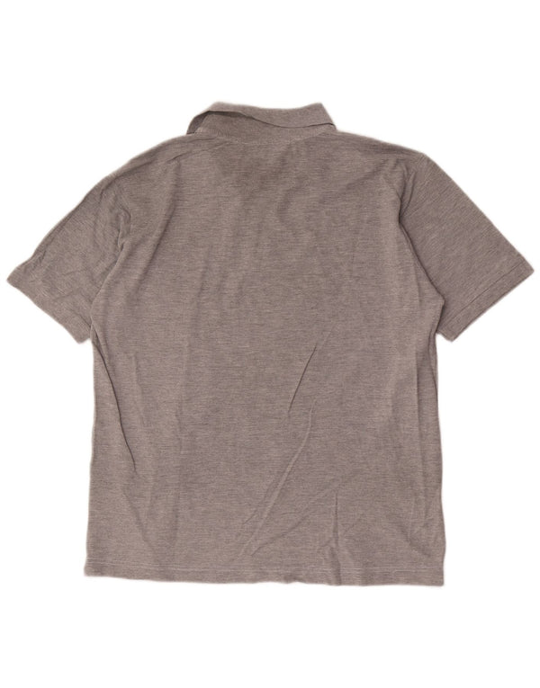 Kappa herre poloshirt, stor grå bomuld