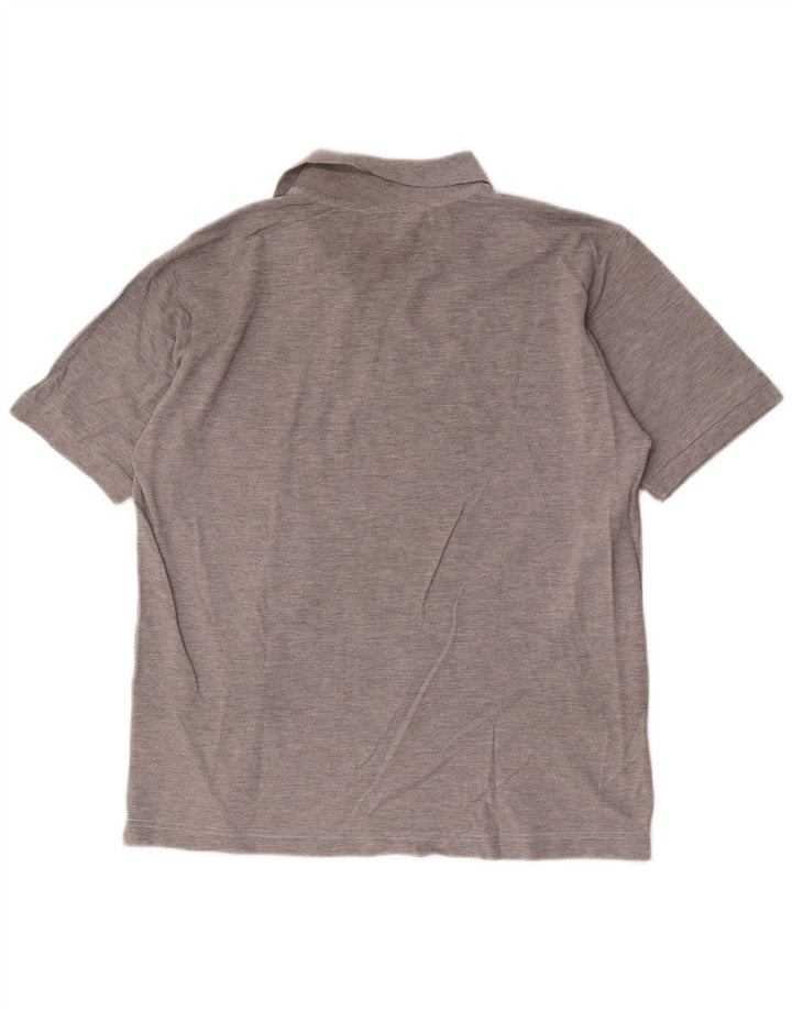 Kappa herre poloshirt, stor grå bomuld
