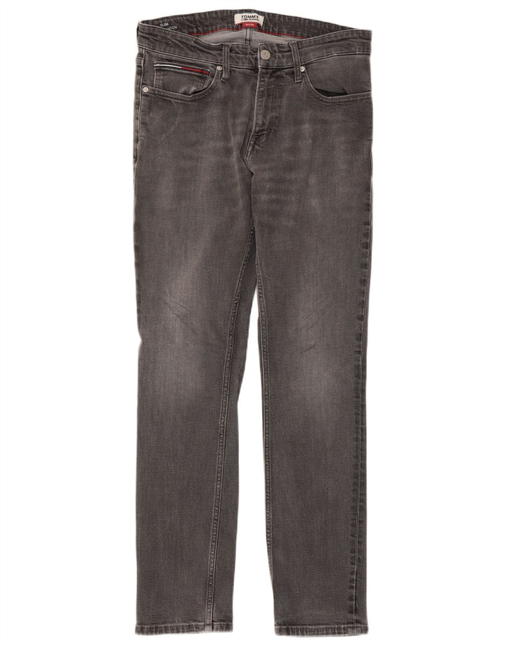 TOMMY HILFIGER Herre Scanton Slim Jeans W32 L30 Grå Bomuld