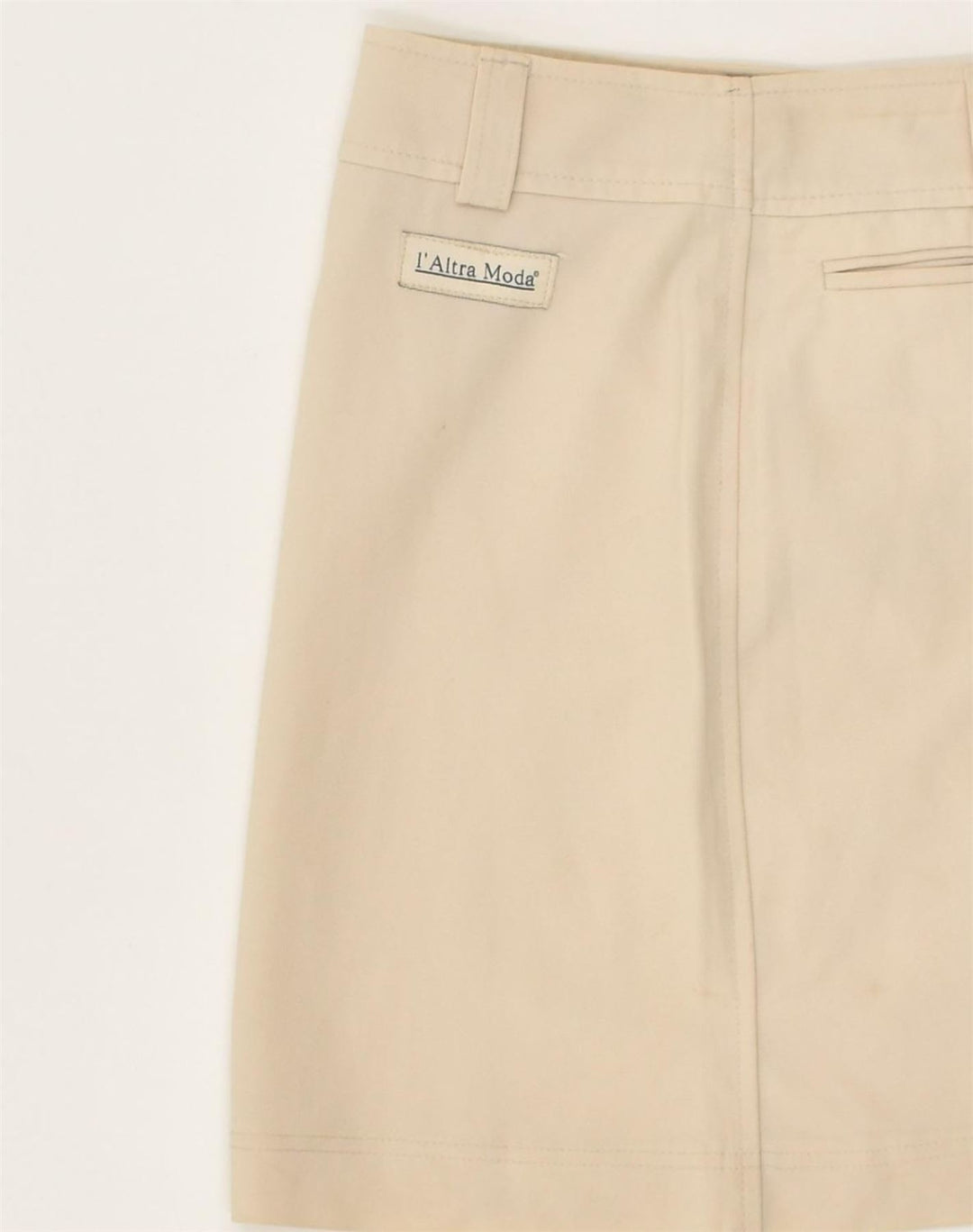 L'ALTRA MODA Womens A-Line Skirt W24 XS Beige | Vintage L'altra Moda | Thrift | Second-Hand L'altra Moda | Used Clothing | Messina Hembry 