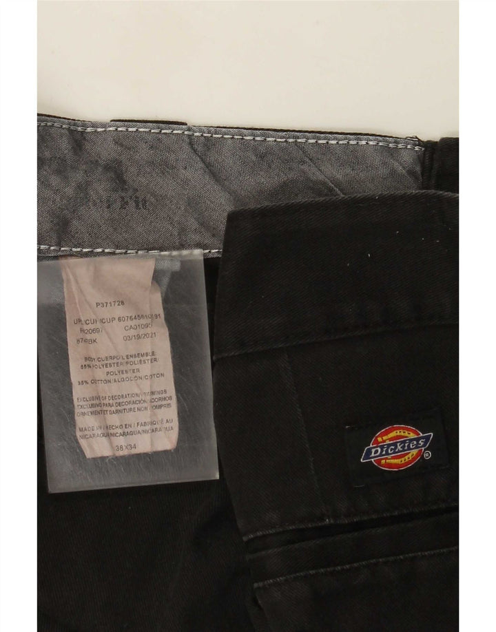 Dickies Dame Denim Shorts W38 XL Sort Polyester