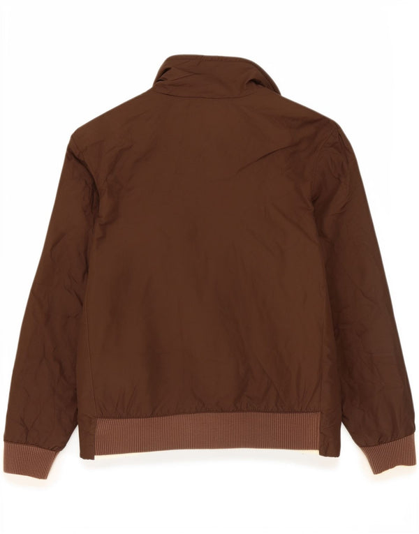Puma Mens Bomber Jacket UK 36 Small Brown Colourblock Sports