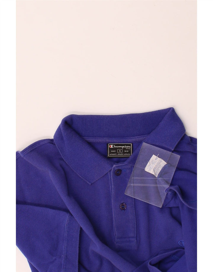 CHAMPION Mens Polo Shirt Small Purple Cotton Vintage Champion and Second-Hand Champion from Messina Hembry 