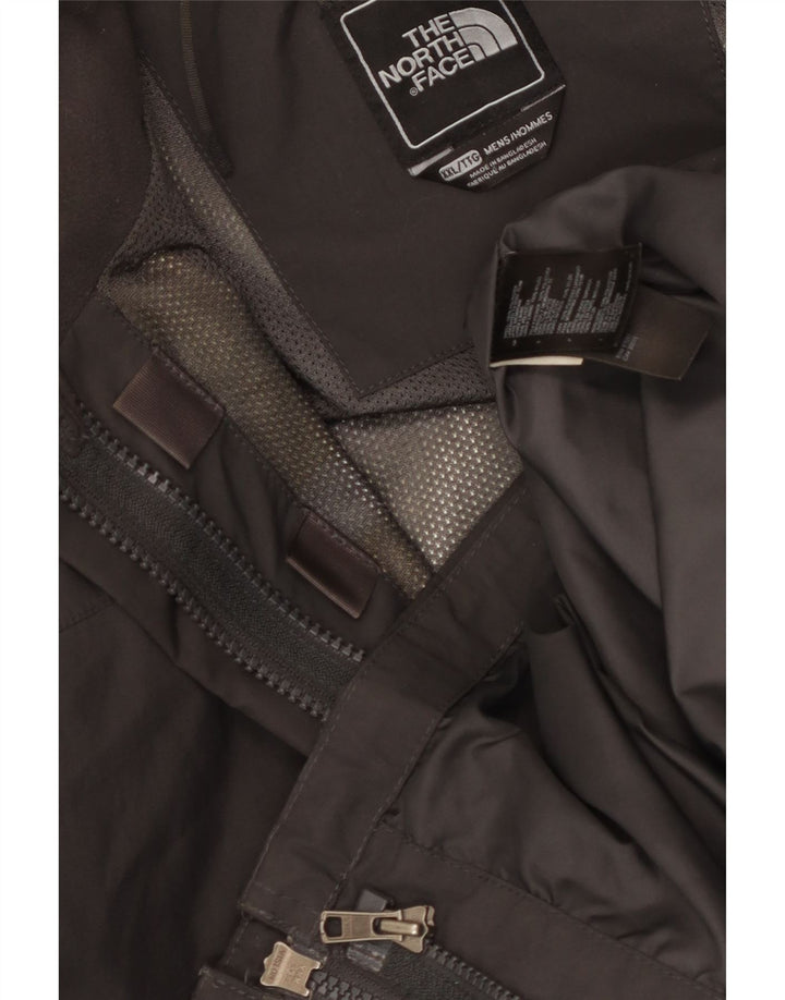 The North Face Regnjakke med hætte til mænd UK 44 2XL Sort Polyester