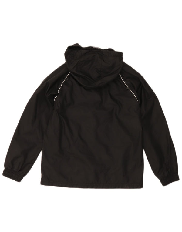 Adidas Regnjakke med hætte til drenge 7-8 år Sort polyester