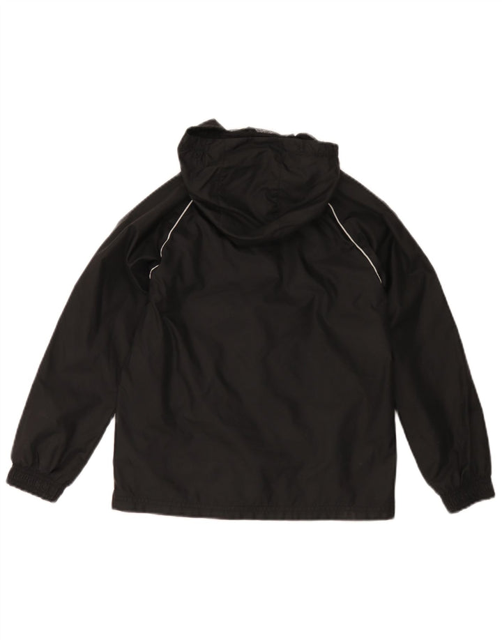 Adidas Regnjakke med hætte til drenge 7-8 år Sort polyester