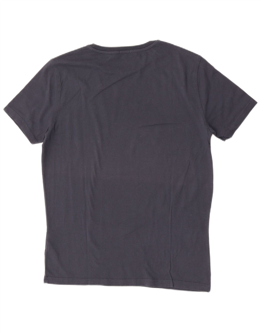 Tommy Hilfiger Herre T-Shirt Top Medium Marineblå Bomuld