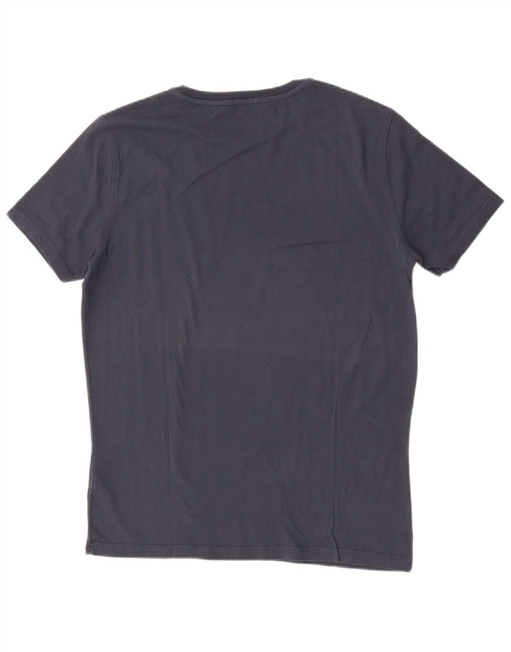 Tommy Hilfiger Herre T-Shirt Top Medium Marineblå Bomuld