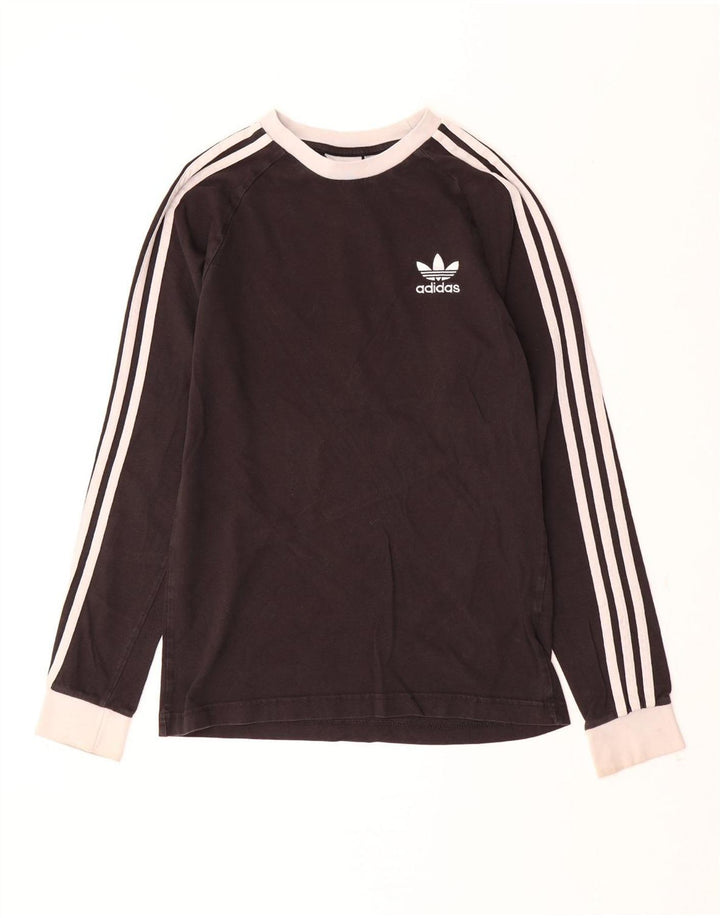 ADIDAS Herre Top Langærmet XS Sort Bomuld