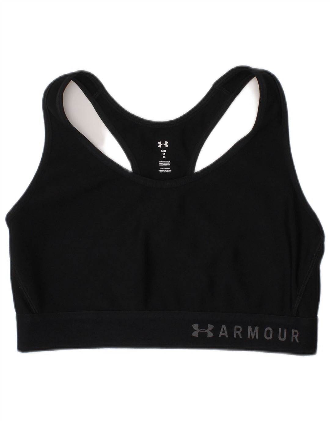 Under Armour Dame Compression Graphic Sports BH Top Medium Black Sports
