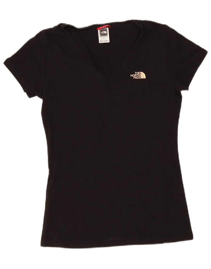 The North Face Dame T-Shirt Top UK 10 Lille Sort